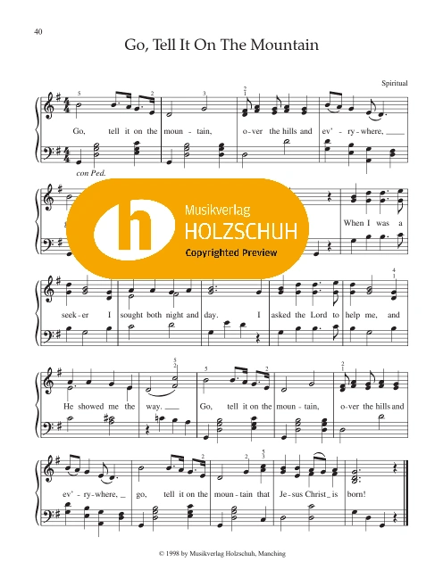 Go tell it on the mountain